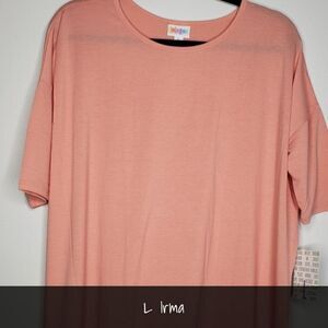 LuLaRoe Irma Tunic Large Solid NEW